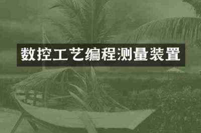 数控工艺编程测量装置