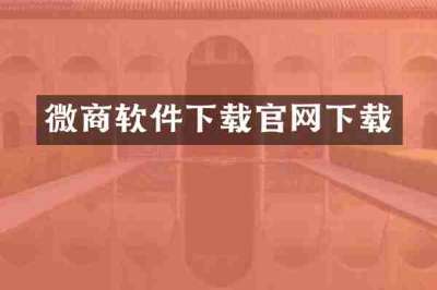 微商软件下载官网下载