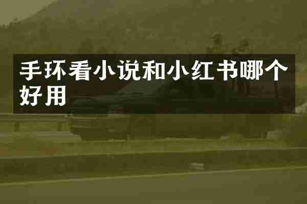 手环看小说和小红书哪个好用