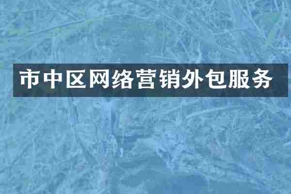 市中区网络营销外包服务