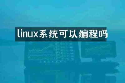 linux系统可以编程吗
