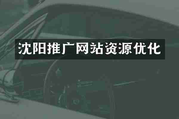 沈阳推广网站资源优化