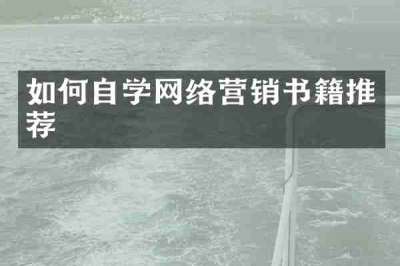 如何自学网络营销书籍推荐