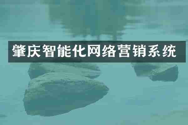 肇庆智能化网络营销系统