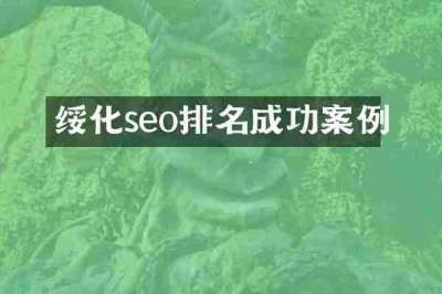 绥化seo排名成功案例