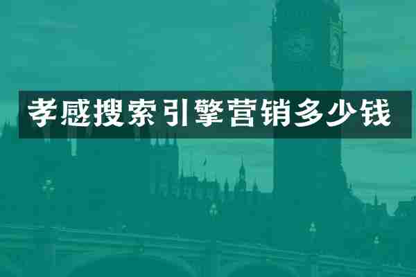孝感搜索引擎营销多少钱