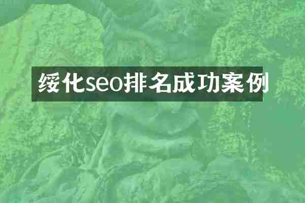 绥化seo排名成功案例