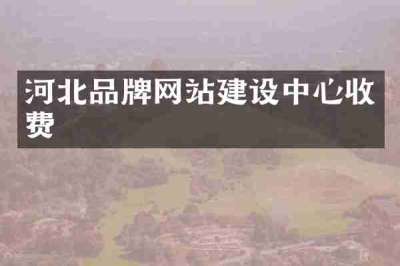 河北品牌网站建设中心收费