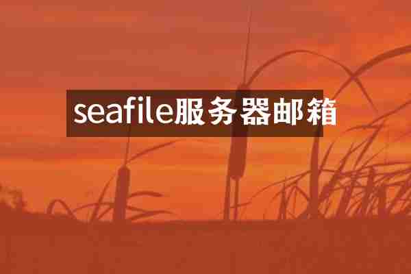 seafile服务器邮箱