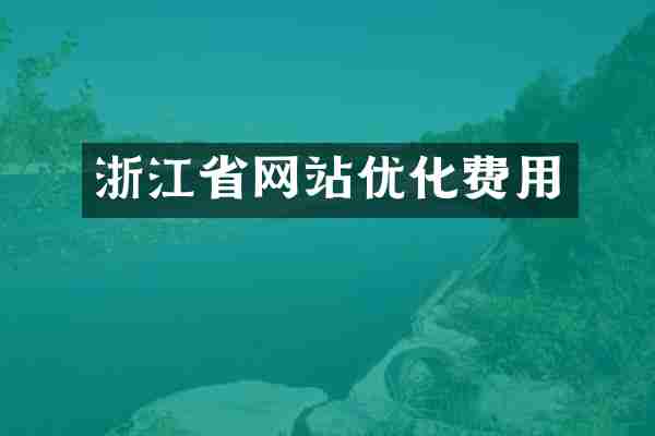 浙江省网站优化费用