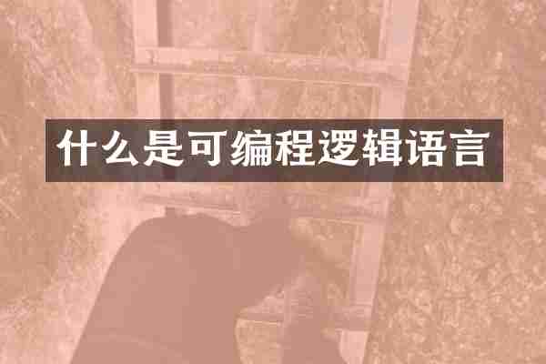 什么是可编程逻辑语言