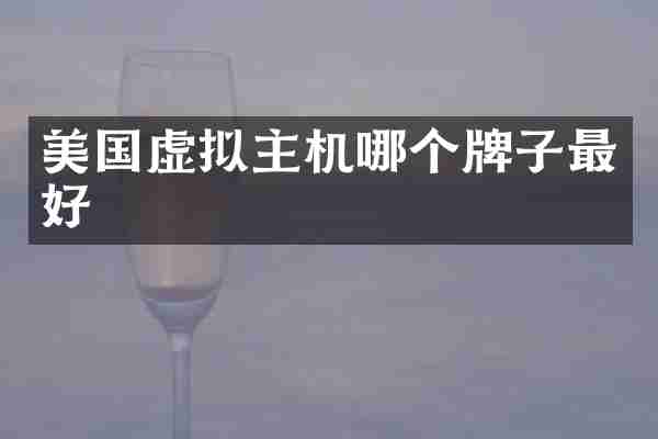 美国虚拟主机哪个牌子最好