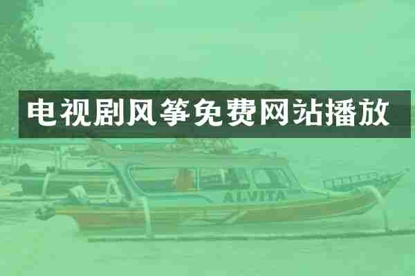 电视剧风筝免费网站播放