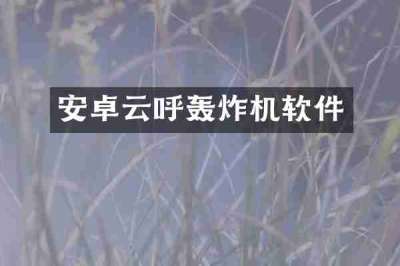 安卓云呼轰炸机软件