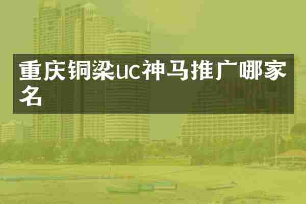 重庆铜梁uc神马推广哪家有名