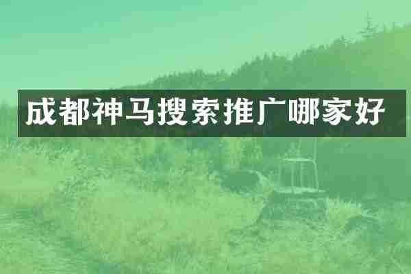 成都神马搜索推广哪家好