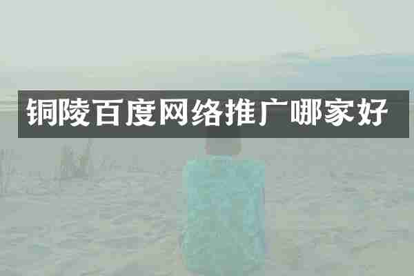 铜陵百度网络推广哪家好