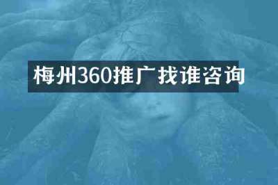 梅州360推广找谁咨询