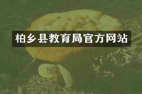 柏乡县教育局官方网站