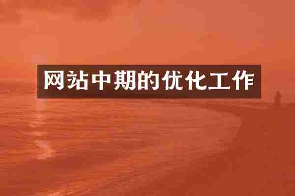 网站中期的优化工作