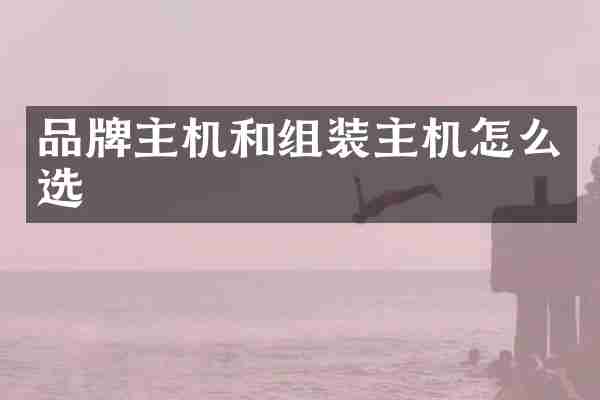 品牌主机和组装主机怎么选