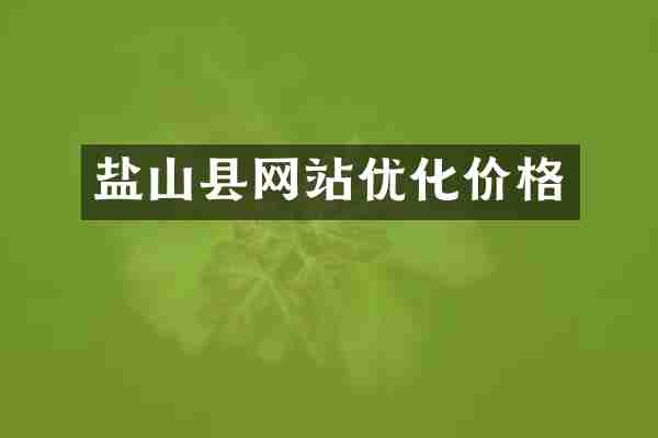 盐山县网站优化价格