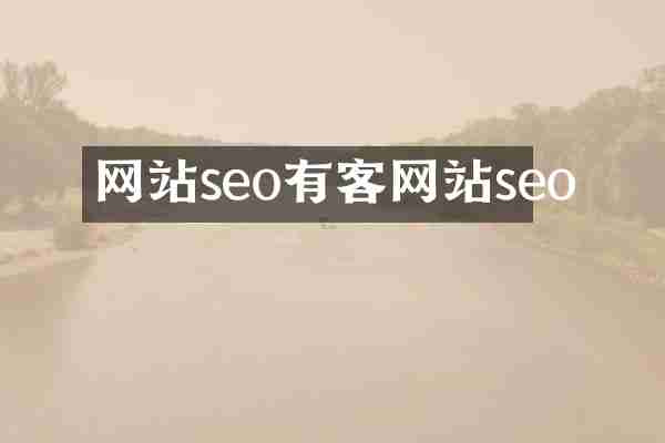 网站seo有客网站seo