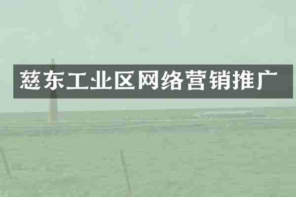 慈东工业区网络营销推广