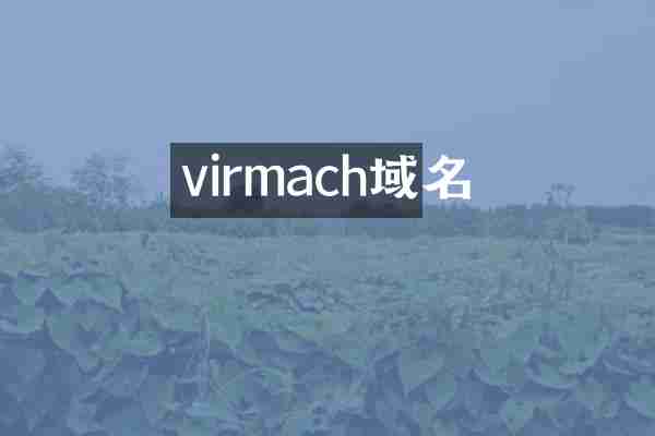 virmach域名