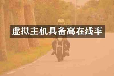 虚拟主机具备高在线率