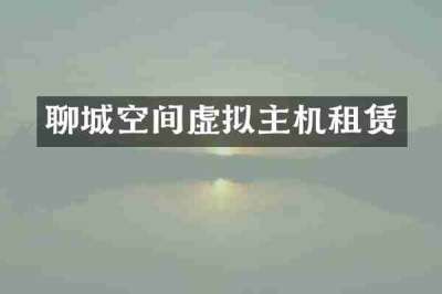 聊城空间虚拟主机租赁