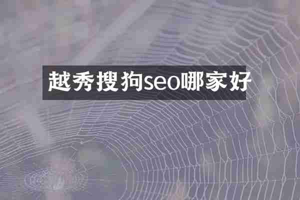 越秀搜狗seo哪家好