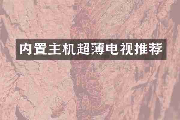 内置主机超薄电视推荐