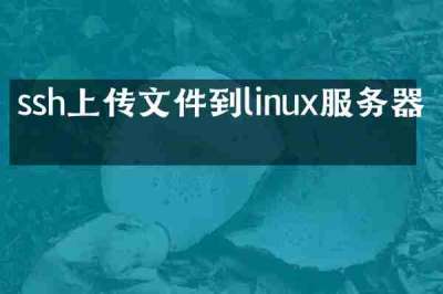 ssh上传文件到linux服务器上