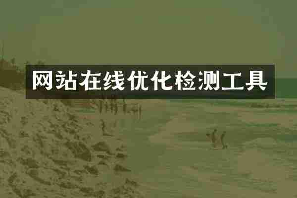 网站在线优化检测工具