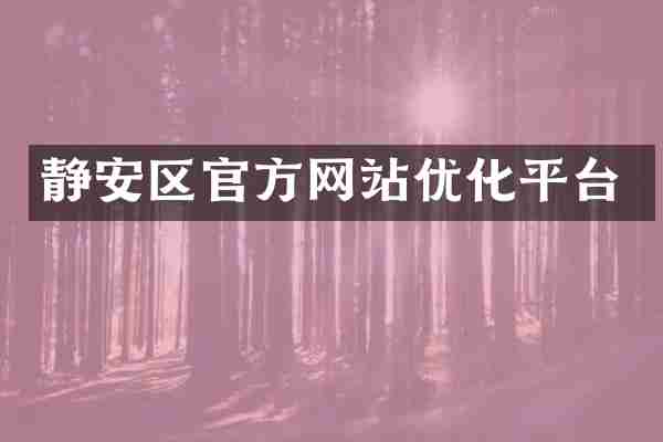 静安区官方网站优化平台