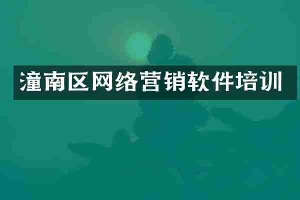 潼南区网络营销软件培训