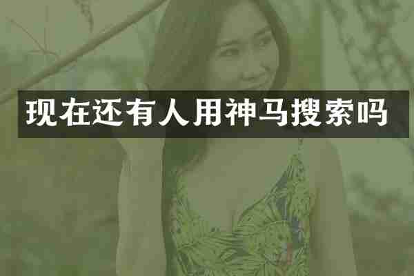 现在还有人用神马搜索吗