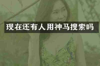 现在还有人用神马搜索吗