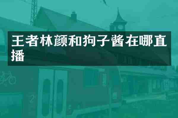 王者林颜和狗子酱在哪直播