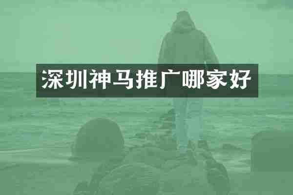 深圳神马推广哪家好
