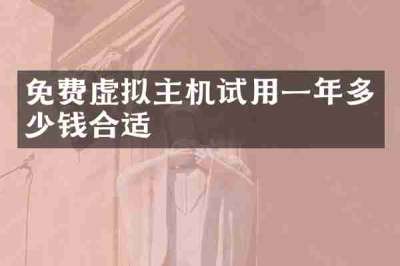免费虚拟主机试用一年多少钱合适