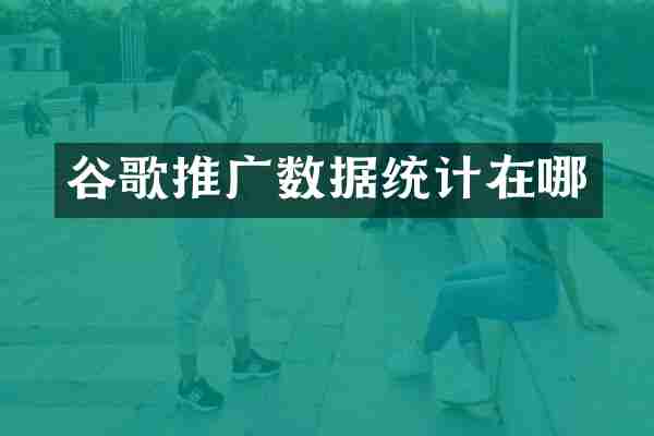 谷歌推广数据统计在哪