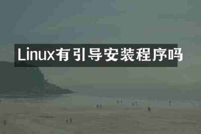 Linux有引导安装程序吗