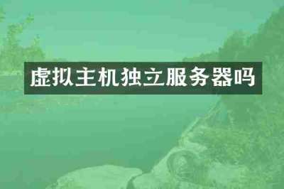 虚拟主机独立服务器吗