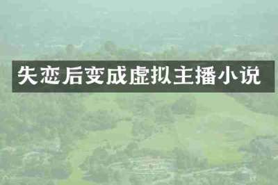 失恋后变成虚拟主播小说