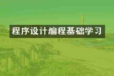 程序设计编程基础学习