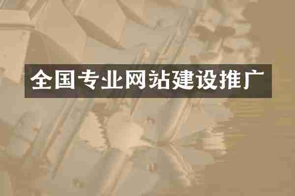 全国专业网站建设推广