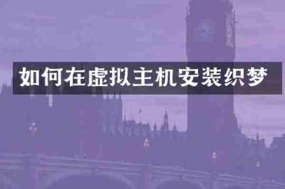 如何在虚拟主机安装织梦