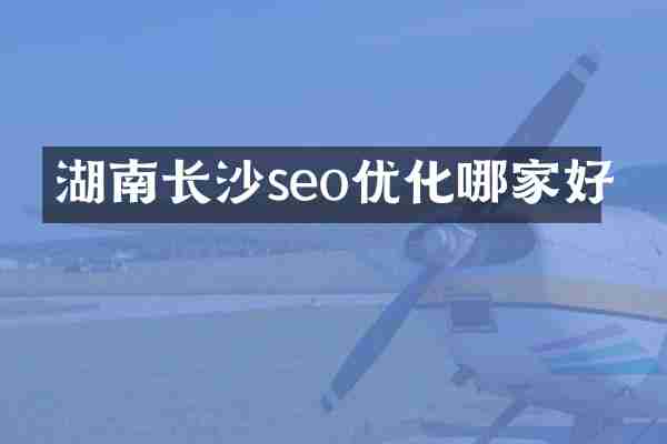 湖南长沙seo优化哪家好